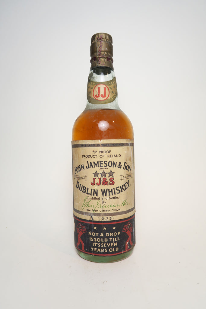 John Jameson & Son 7YO Dublin Whiskey - 1950s (40%, 75cl)