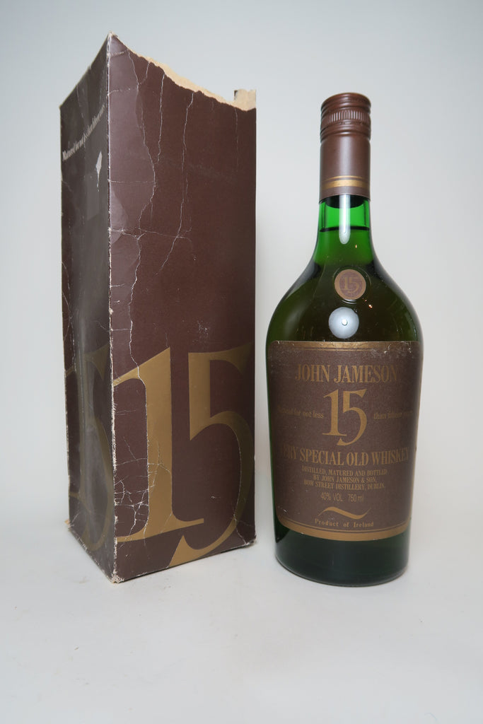 John Jameson 15YO Special Old Irish Whiskey - 1970s (40%, 75cl) – Old  Spirits Company