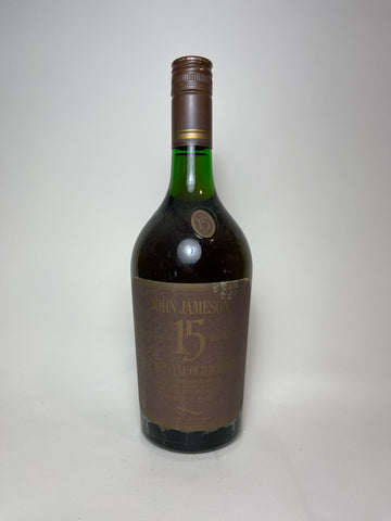 John Jameson's 15YO Blended Irish Whiskey -1970s (40%, 75cl)