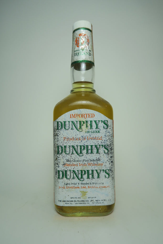 Dunphy's De Luxe Blended  Irish Whiskey - Bottled 1975 (40%, 75.7cl)