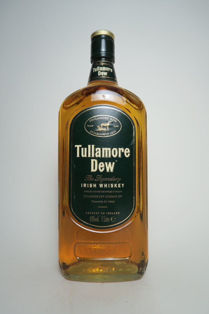 Tullamore Dew Finest Old - (43%, Spirits Old Blended Whiskey 100cl) Irish 1990s – Company