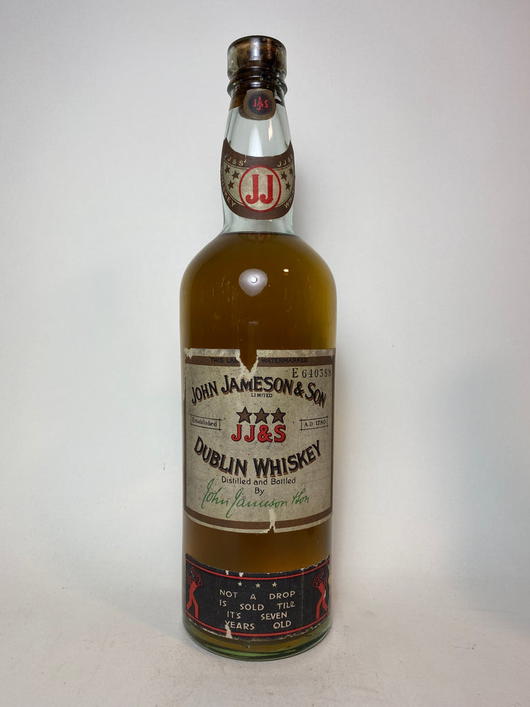John Jameson & Son 7YO Dublin Whiskey - 1930s (ABV Not Stated, 75cl)