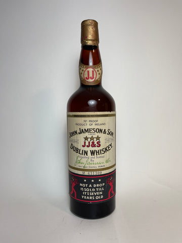 John Jameson & Son 7YO Dublin Whiskey - 1950s (ABV Not Stated, 75cl)