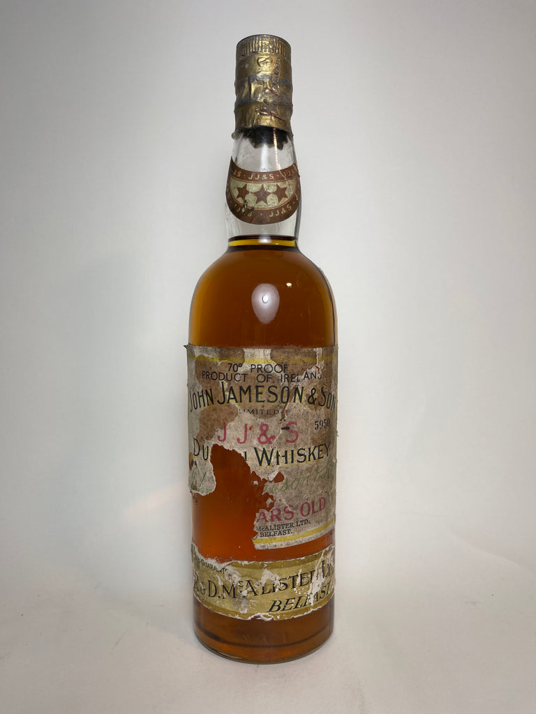 John Jameson & Son 10YO Dublin Whiskey - Post-1922 (40%, 75cl)