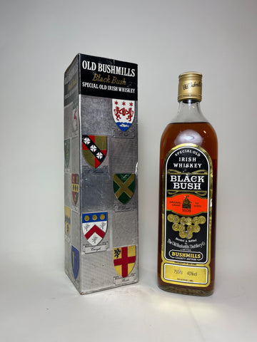 Bushmills Black Bush Special Old Blended Irish Whisky - 1980s (40%, 75cl)
