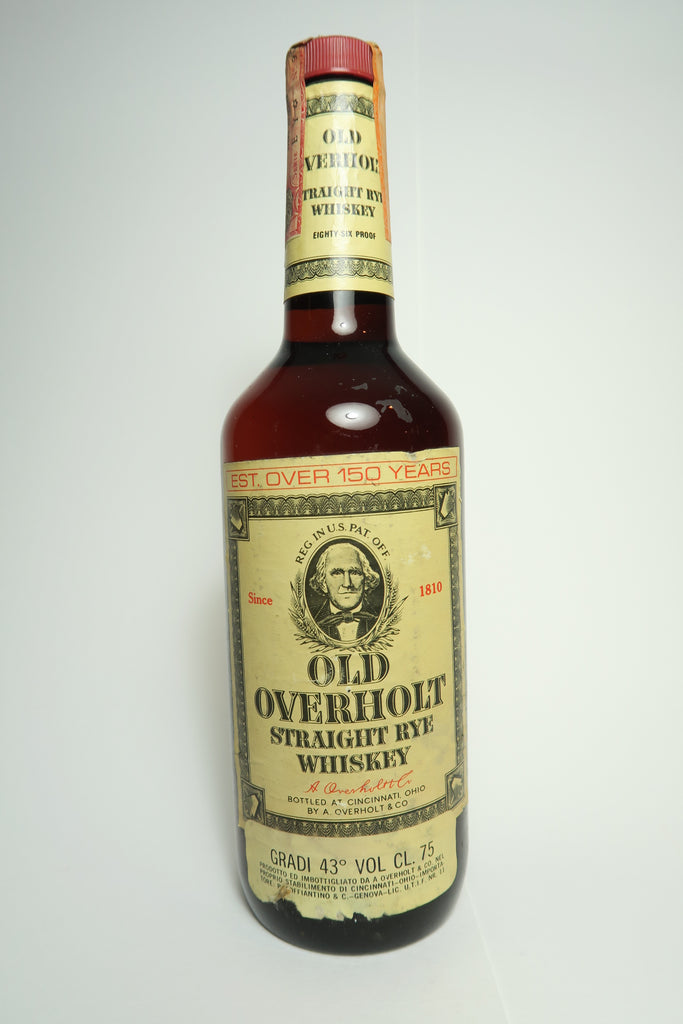 Old Overholt 4YO Ohio Straight Rye Whiskey - Distilled 1977 / Bottled 1981	(43%, 75cl)