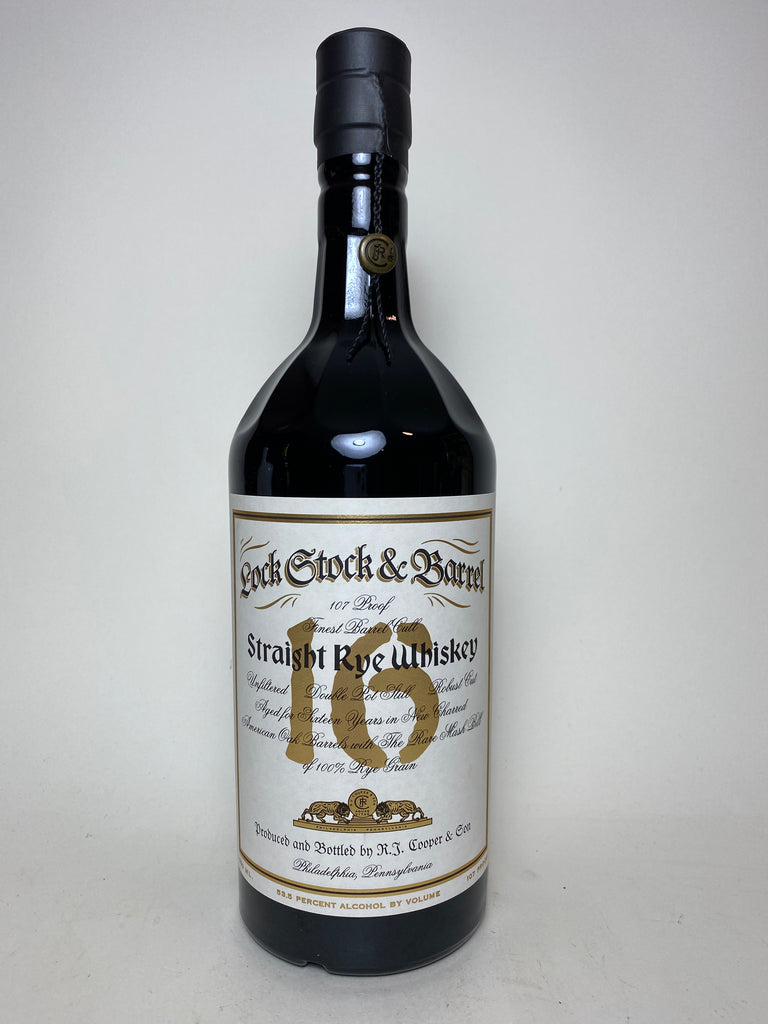 Lock Stock & Barrel 16 Year Straight Rye Whiskey