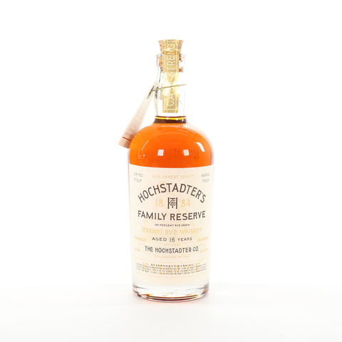 Hochstadter's Family Reserve 16YO Pennsyvania Rye Whiskey - Bottled 2019 (61.9%, 75cl)