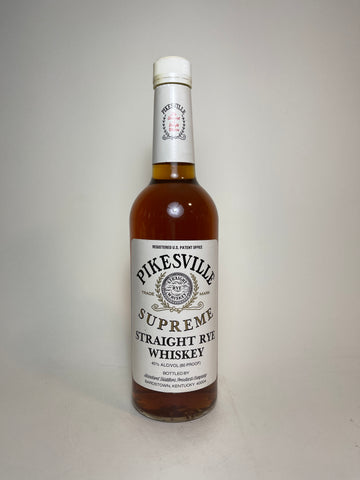 Pikesville Supreme 4YO Kentucky Straight Rye Whiskey - Distilled 1992 / Bottled 1996 (43%, 75cl)