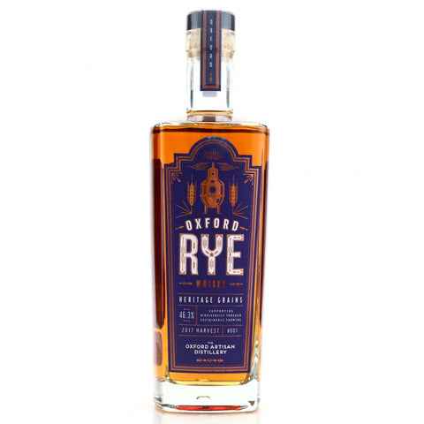 Oxford Artisan Distillery Oxford Rye Whisky, Batch #1 - Distilled 2017 / Bottled 2021 (46.3%, 70cl)
