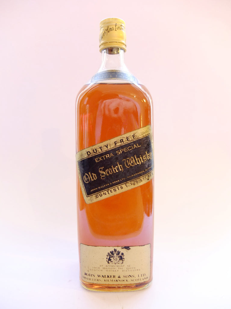 Johnnie Walker Black Label 12YO Blended Scotch Whisky - 1970s (40%, 113cl)