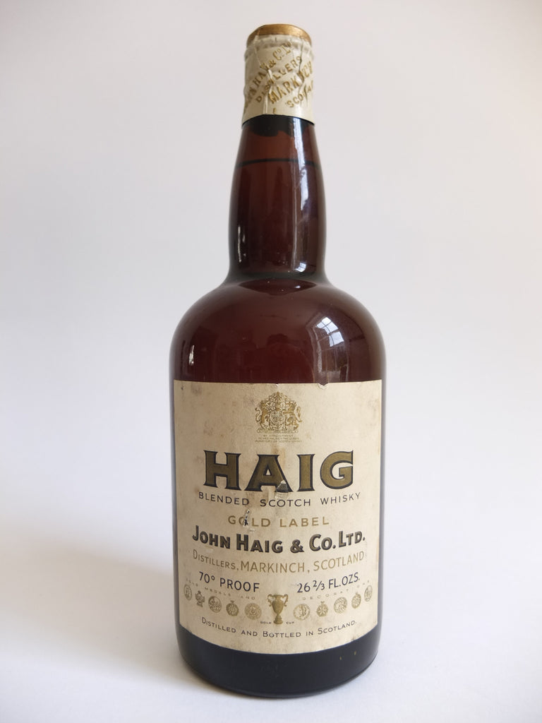 John Haig Gold Label Blended Scotch Whisky - 1950s (40%, 75cl)