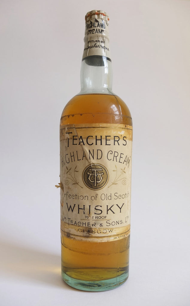 Teacher's Highland Cream Blended Scotch Whisky - 1940s (40%, 75cl)