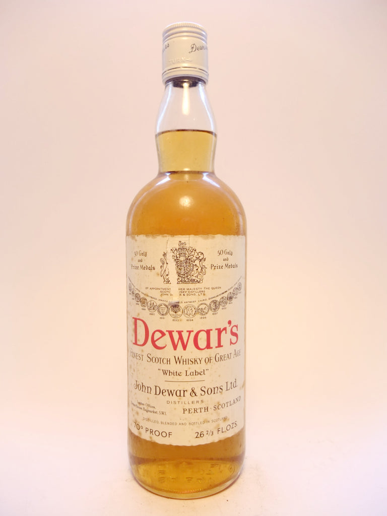 John Dewar's White Label, Blended Scotch Whisky - 1970s (40%, 75cl)