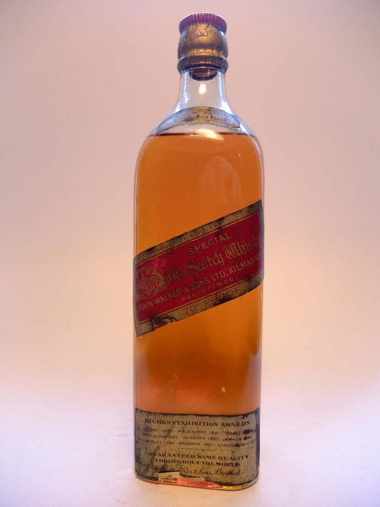 Johnnie Walker Red Label Blended Scotch Whisky - 1942 (40%, 75cl)