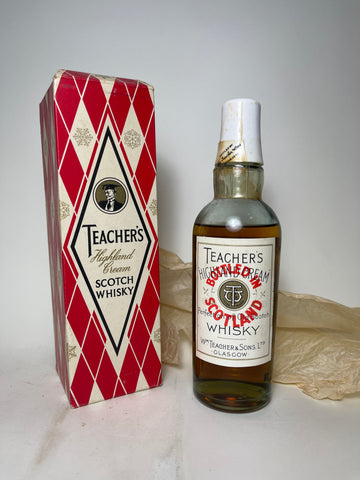 Teacher's Highland Cream Blended Scotch Whisky - 1960s (40-43%, 37.5cl)