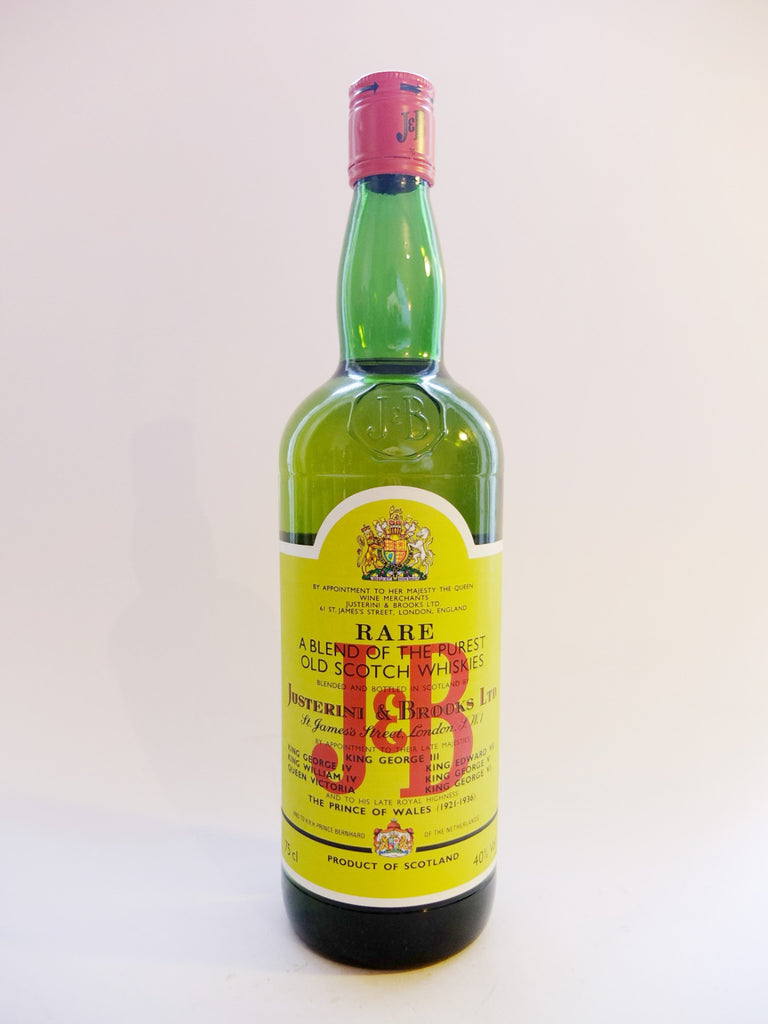 J & B Blended Scotch Whisky - 1980s (43%, 75cl)