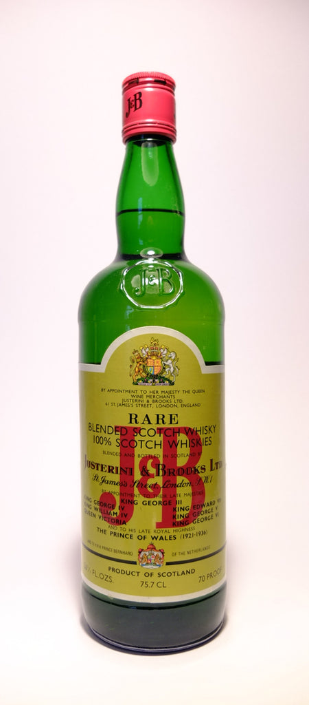 J & B, Blended Scotch Whisky - 1960s (40%, 75.7cl)