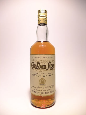 John Haig's Golden Age Blended Scotch Whisky - 1970s (40%, 75.7cl)