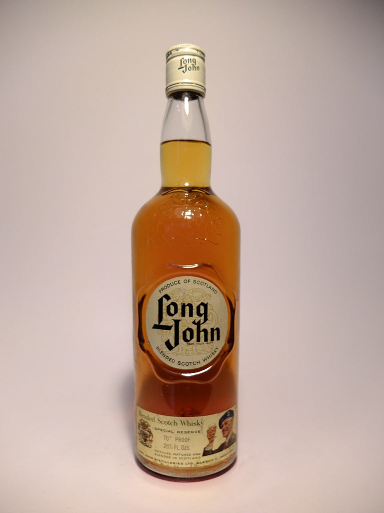 Whiskey Long John 700ml - Siganos Wine & Spirits Crete