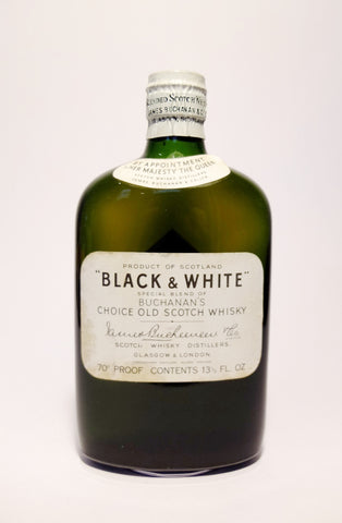 James Buchanan’s Black & White Blended Scotch Whisky - 1950s (40%, 37.85cl)