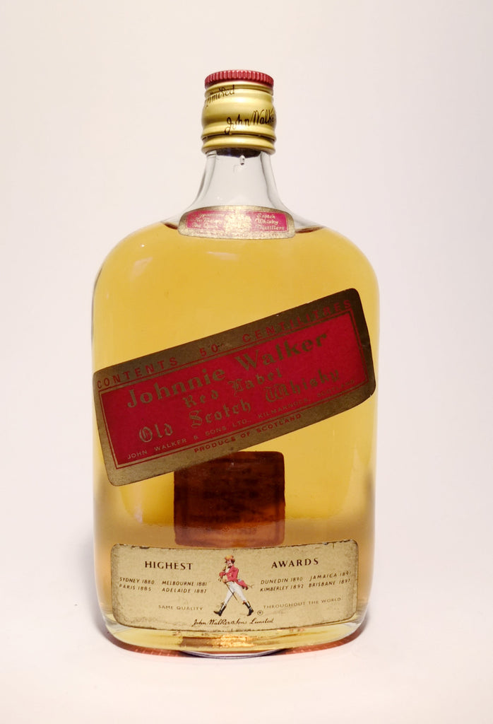 Johnnie Walker Red Label Blended Scotch Whisky - 1970s (40%, 50cl)