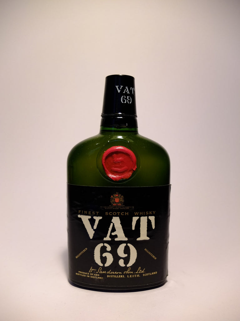Sanderson's VAT 69 Finest Blended Scotch Whisky - 1960s (40%, 37.5cl)