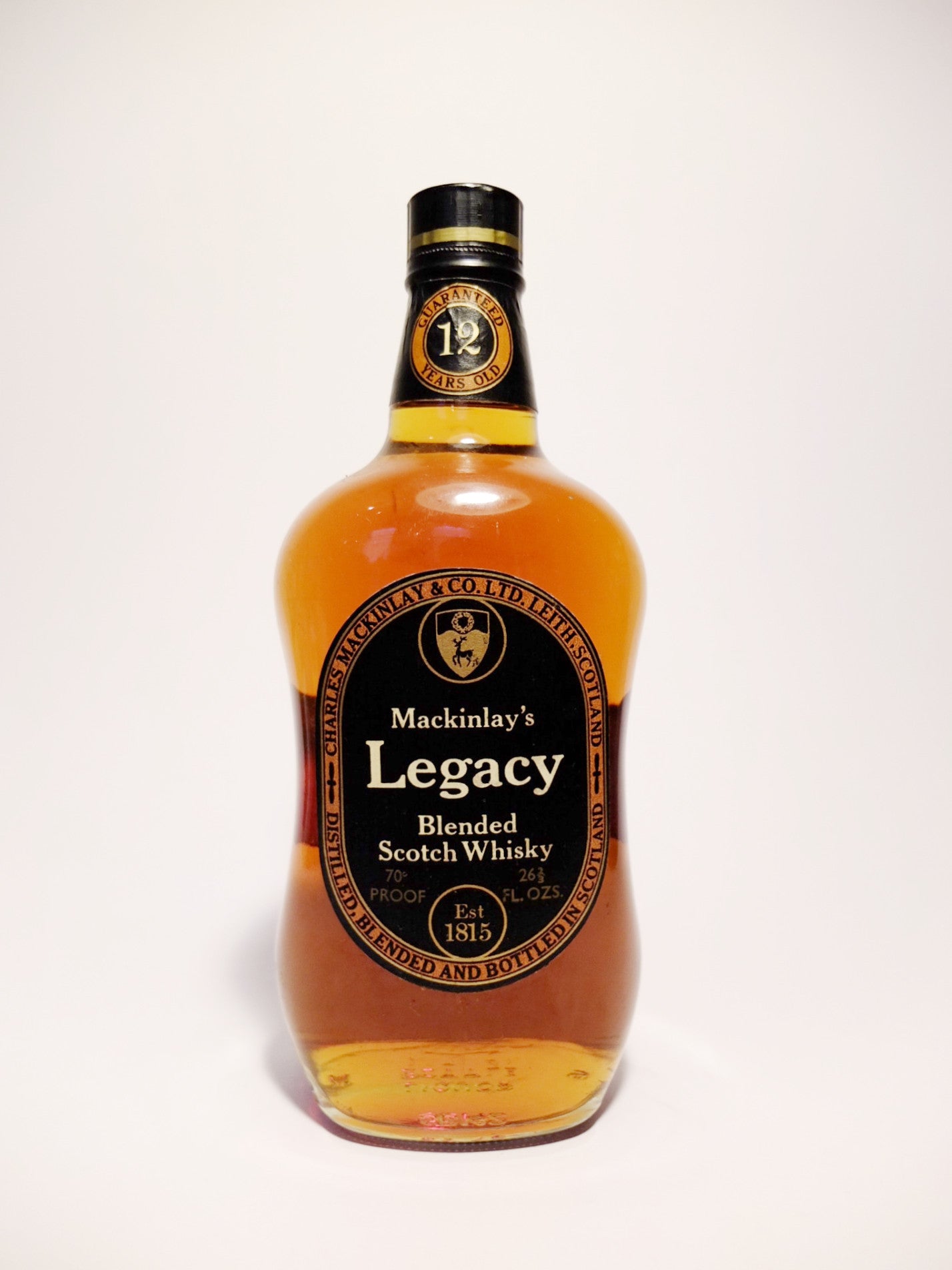 MACKINLAY'S LEGACY 12年ウイスキー 750ml 古酒 Mackinlay's 12 Year Old Legacy Blended Scotch Whisky - 1970s
