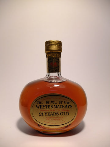 Whyte & Mackay's 21 Year Old Blended Scotch Whiskey - 1970s (40%, 75cl)