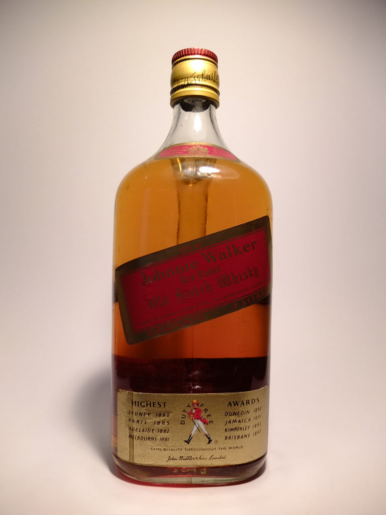 Johnnie Walker Red Label Blended Scotch Whisky - 1980s (43%, 200cl)
