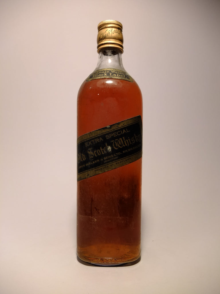 Johnnie Walker Black Label 12YO Blended Scotch Whisky - 1970s (40-43%, 75cl)