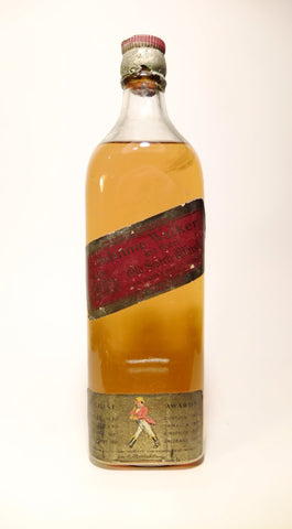 Johnnie Walker Red Label Old Scotch Whisky - 1950s (40%, 75cl)