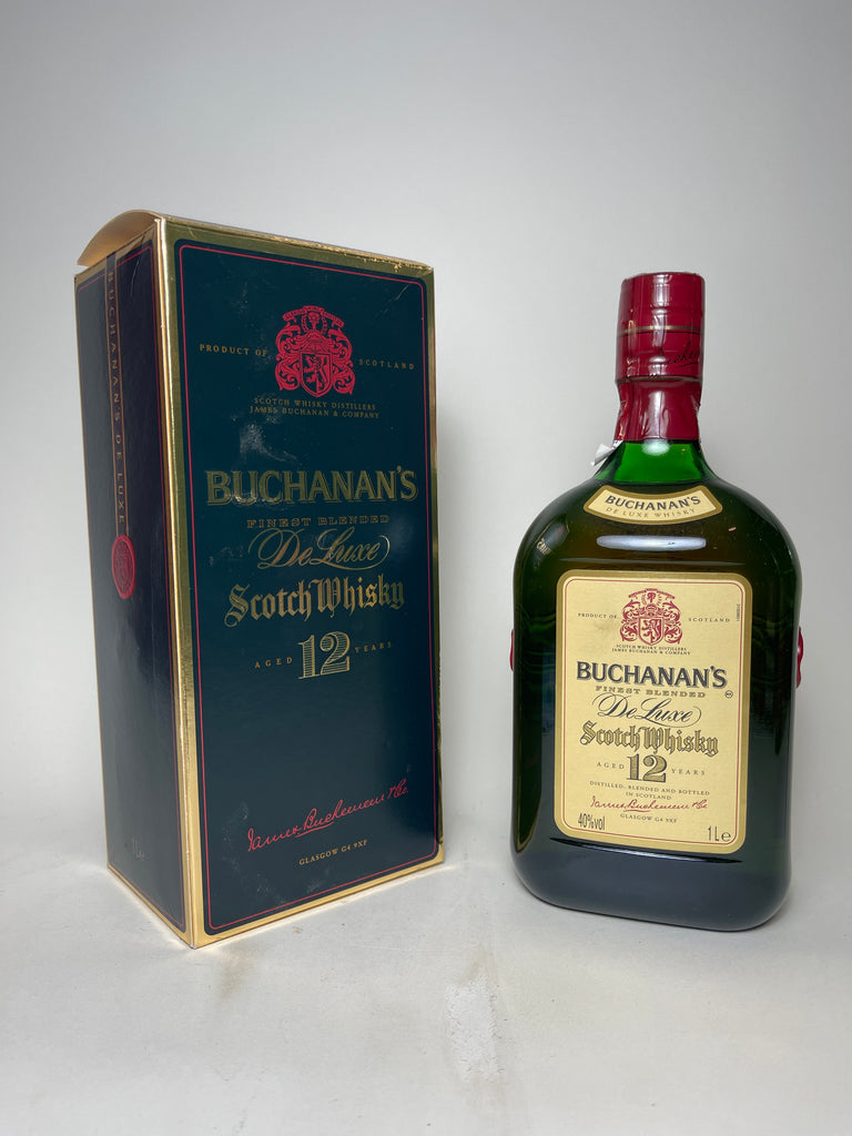 James Buchanan's Finest Blended 12YO Scotch Whisky - 1990s (40%, 100cl)