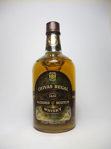 Chivas Regal, 12YO Blended Scotch Whisky - 1980s (43%, 150cl)