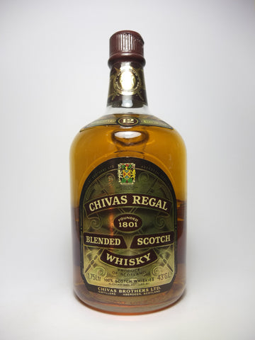 Chivas Regal, 12YO Blended Scotch Whisky - 1980s (43%, 175cl)