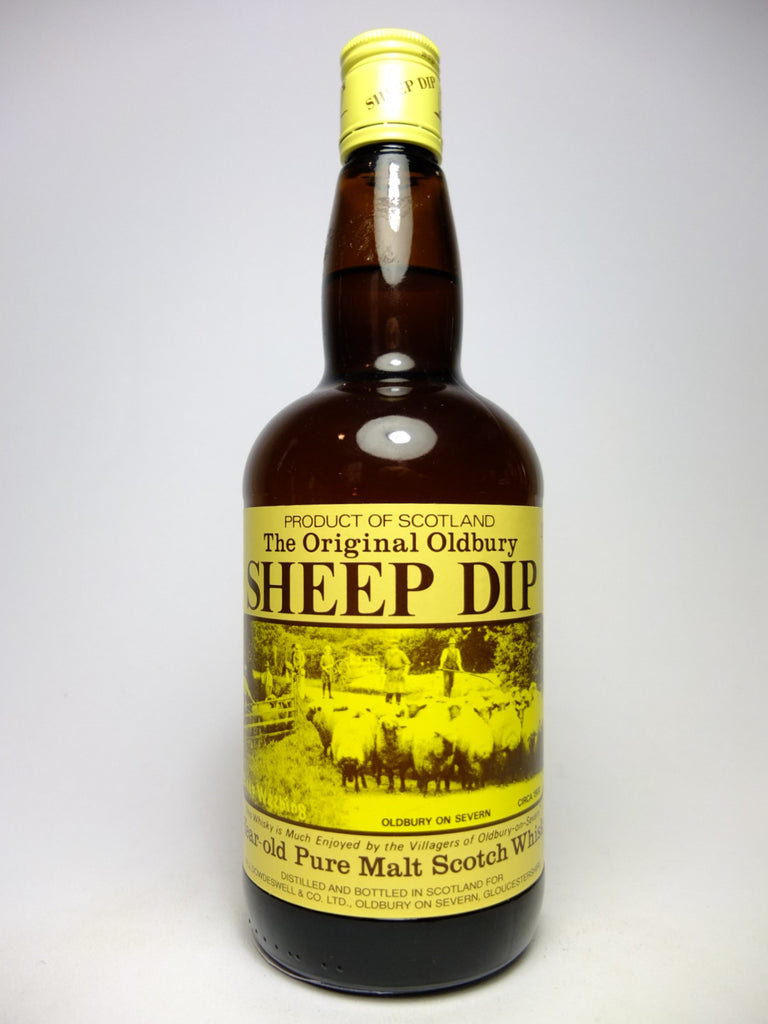 M.J. Dowdeswell & Co.'s The Original Sheep Dip 8YO Pure Malt Blended Sscotch Whisky - 1980s (40%, 70cl)