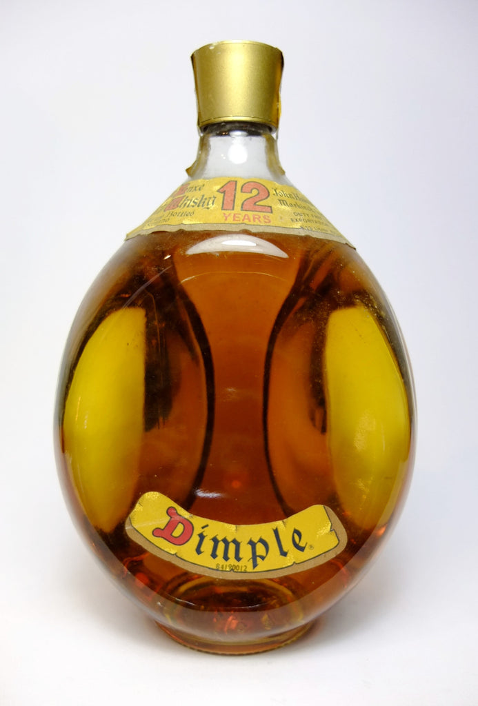 John Haig’s 12YO Dimple Blended Scotch Whisky - 1970s (43%, 1.13cl)
