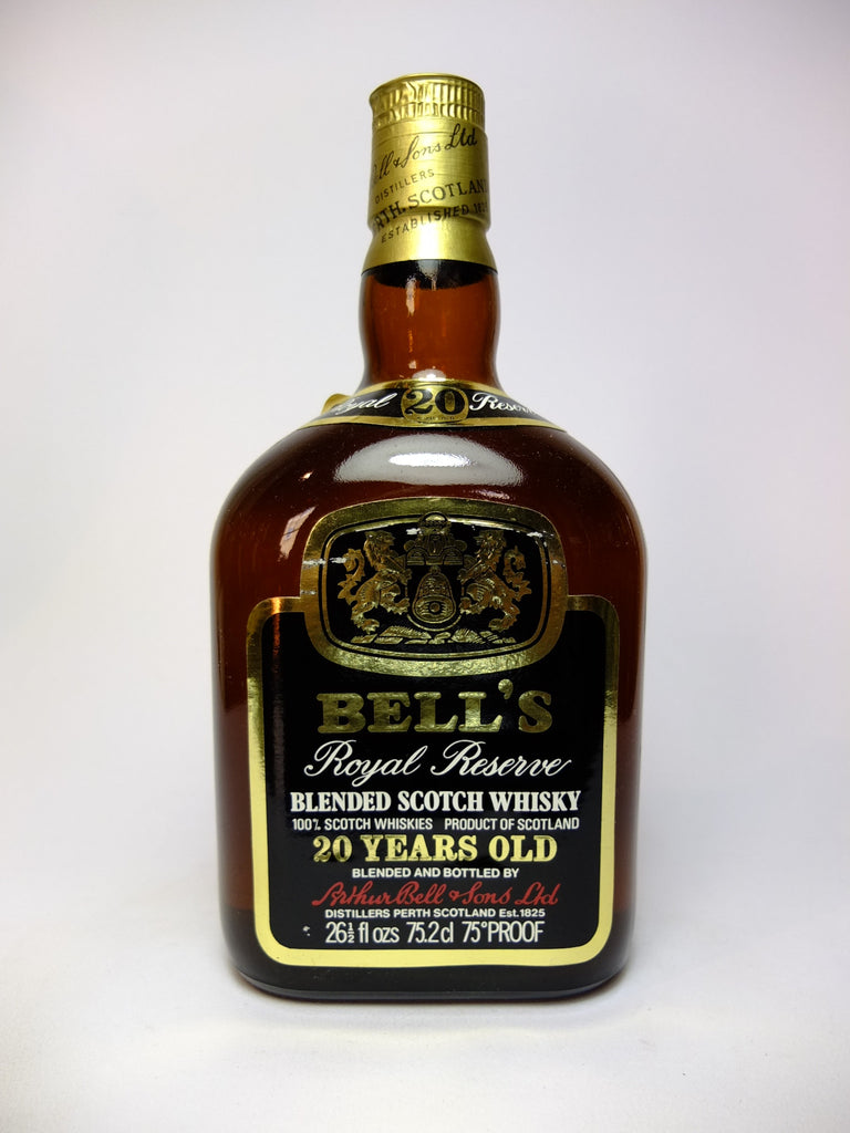 Bell's 20YO Royal Reserve Blended Scotch Whisky - 1970s (43%, 75.2cl)