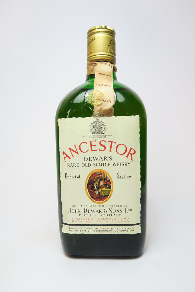 John Dewar's Ancestor Rare Old Blended Scotch Whisky - 1970s (ABV Not Stated; assumed 40%, 75cl)