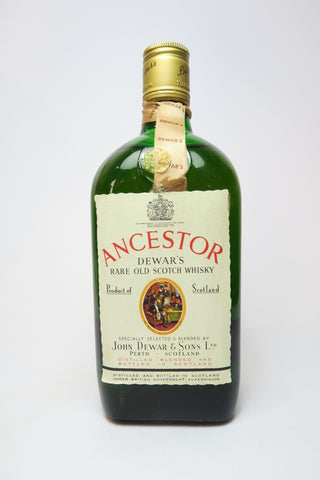 John Dewar's Ancestor Rare Old Blended Scotch Whisky - 1970s (ABV Not Stated; assumed 40%, 75cl)