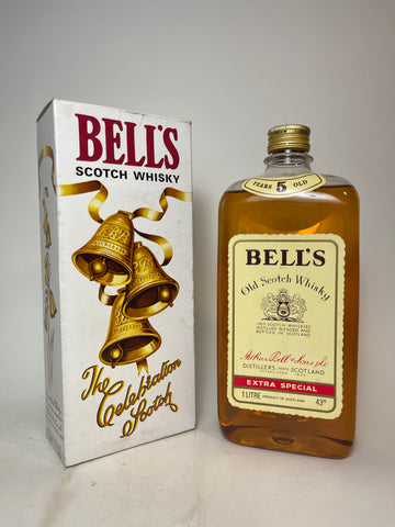 Bell's 5YO Old Blended Scotch Whisky - 1970s (43%, 100cl)