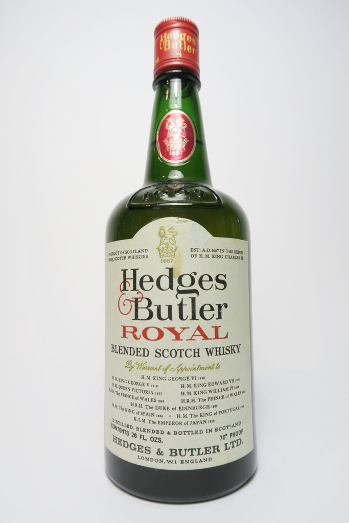 Hedges & Butler Royal Blended Scotch Whisky - 1970s (40%, 75cl)