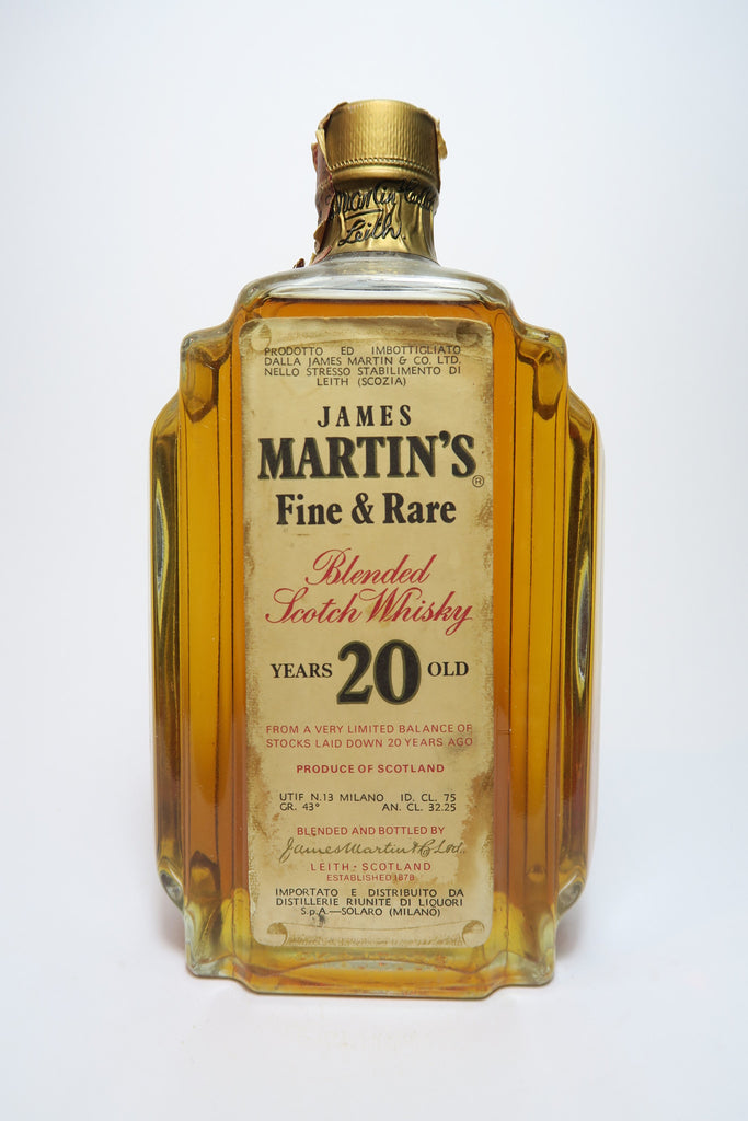 James Martin's Fine & Rare 20YO Blended Scotch Whisky - 1960s (43%, 75cl)