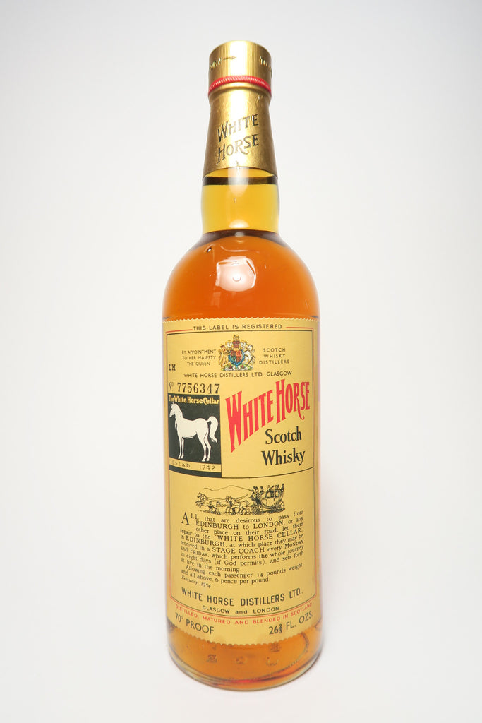 White Horse Blended Scotch Whisky - 1960s (40%, 75cl)