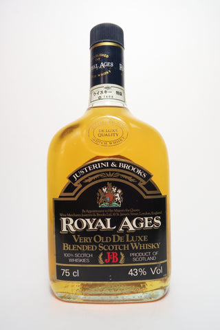 Justerini & Brooks' Royal Ages Very Old De Luxe Blended Scotch Whisky - 1970s (43%, 75cl)