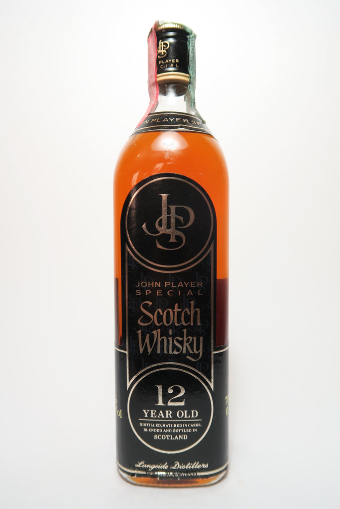 John Player Special 12YO Blended Scotch Whisky - 1970s (40%, 75cl)