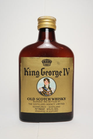 King George IV Blended Scotch Whisky - 1970s (40%, 18.75cl)