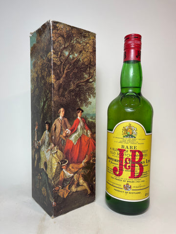 J & B Blended Scotch Whisky - 1980s (40%, 75cl)