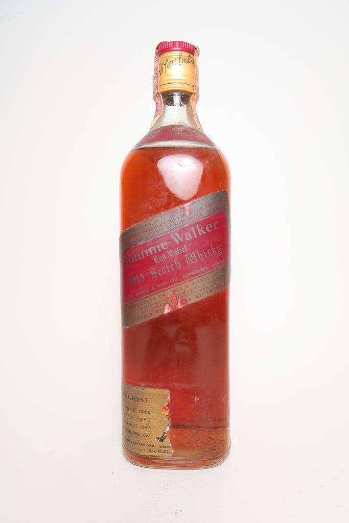Johnnie Walker Red Label Blended Scotch Whisky - pre-1971, (43%, 75cl)