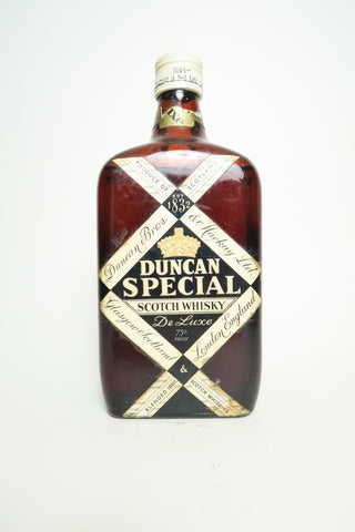 Duncan Bros & Mackay Ltd Duncan Special De Luxe Blended Scotch Whisky - 1950s (43%, 75cl)